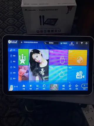 InAndOn音王五合一点歌机一体机点歌机内置 话筒混响 功放 音王无线话筒一对，十寸卡包音箱一对，
