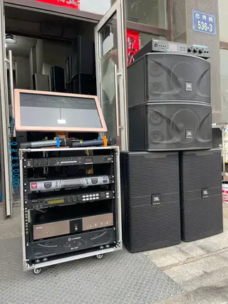 二手酒吧KTV家庭K歌音响设备，调音台 无线麦克风 前级效果器 后级功放 点歌机 时序器 回音壁 家