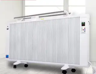 碳钎维电暖气1600W，带遥控器，插电热得很快。