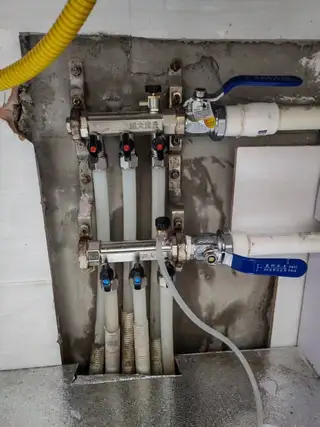 精品大流量分水器 套阀已到货！价格便宜！地热清洗！有需要的联系158****9888