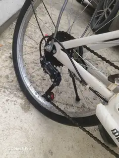 出个变速折叠自行车，有使用痕迹，带前筐和后座，刹车变速都正常，大人骑没问题，长兴岛三堂自提