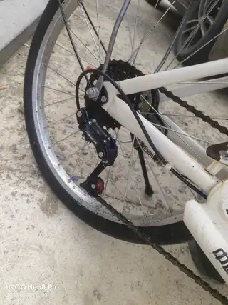 折叠变速自行车 明显使用痕迹 功能正常 大人小孩可骑 长兴岛自提