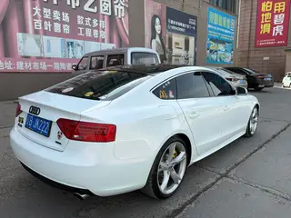 新到14年原装进口奥迪A5，车况板正，里外颜值爆表超级新，保时表11万公里，重点龟壳EA888三代发