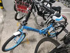新自行车，可折叠，有锁，买入后仅试骑。